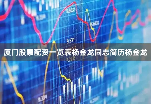 厦门股票配资一览表杨金龙同志简历杨金龙